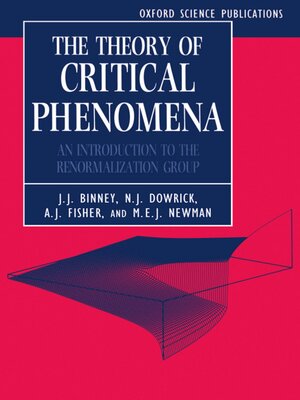 cover image of The Theory of Critical Phenomena